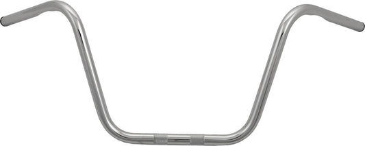 HARDDRIVE 21-561 1-Inch Chrome H Bar Ape Hanger Handlebars with 14.5-Inch Pull Back