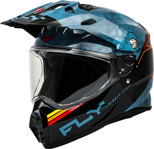 Fly Racing Trekker Kryptek Conceal Full-Face Helmet Medium in Slate/Black/Red