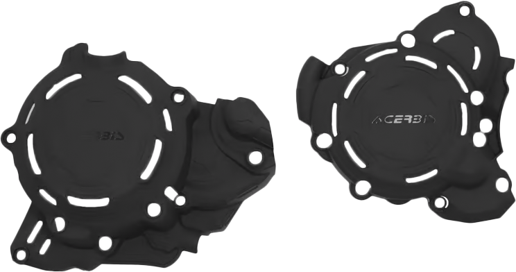 ACERBIS X Power Kit Black for Husqvarna TE 250i & TE 300i (2024) — Full Coverage Skid Plate and Guard