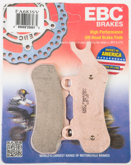 EBC Fa683sv Severe Duty Sv Series Brake Pads for Can-Am ATV and UTV Models