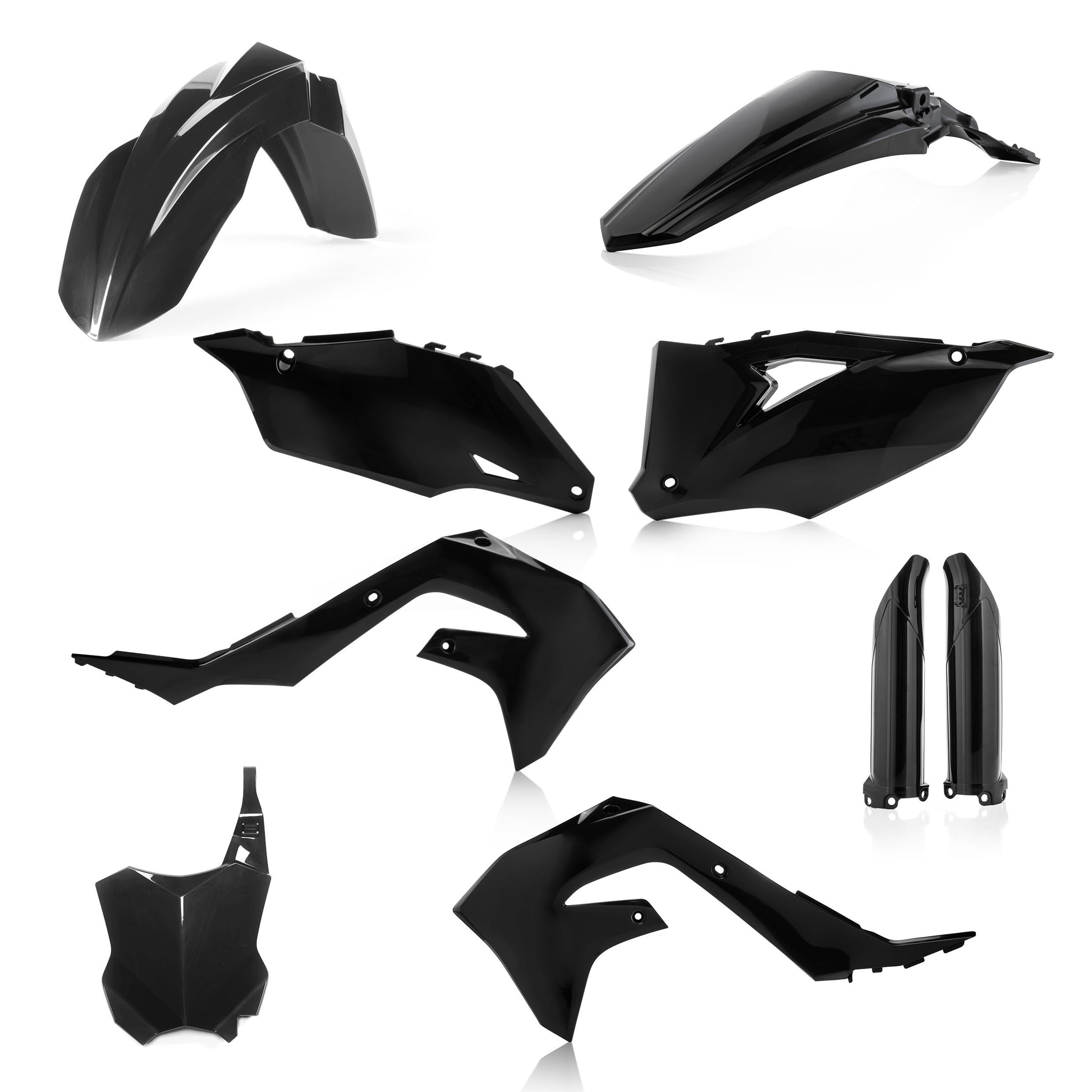 ACERBIS Full Plastic Kit for Kawasaki KX250F & KX450F – Black