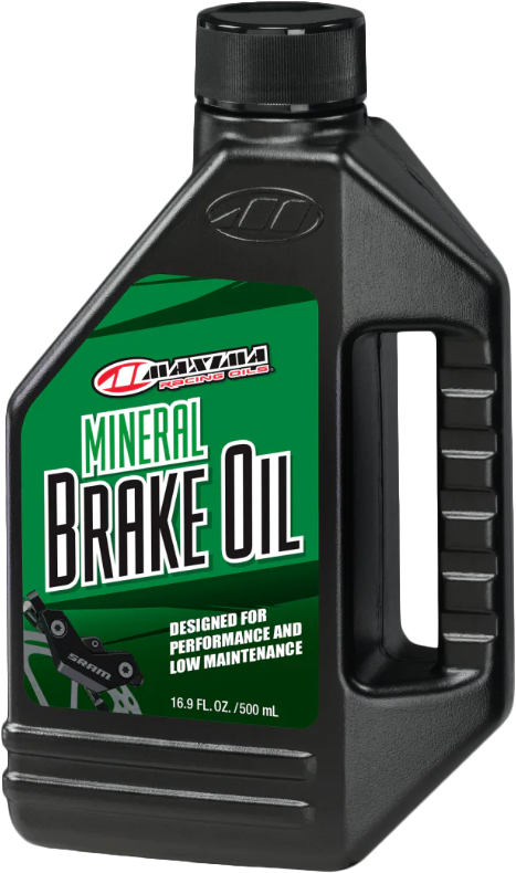 Maxima Mineral Brake Oil 16oz - High-Performance Brake Fluid for Safe and Reliable Braking