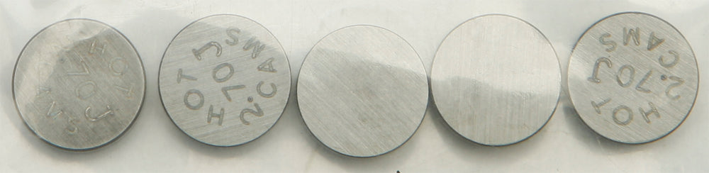 HOT CAMS Valve Shims 9.48x2.70mm 5-Pack for Offroad Engines
