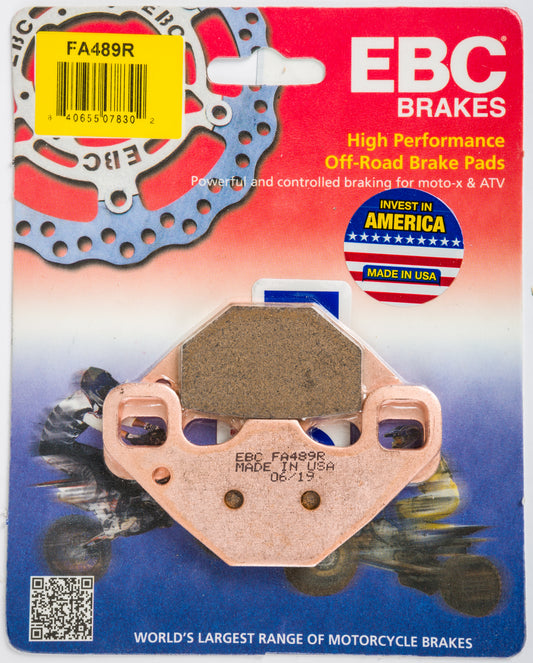 EBC FA489R Brake Pads for Polaris RZR 170 (2009-2015) - Reliable ATV/UTV Brake Replacement
