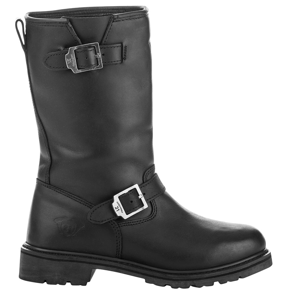 Highway 21 Primary Engineer Boots Size 12 – Waterproof Leather Work Boots with Removable Insole