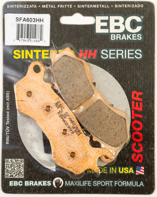 EBC Double-H Sintered Superbike Brake Pads for Honda PCX150 - High-Performance Street Brake Pads