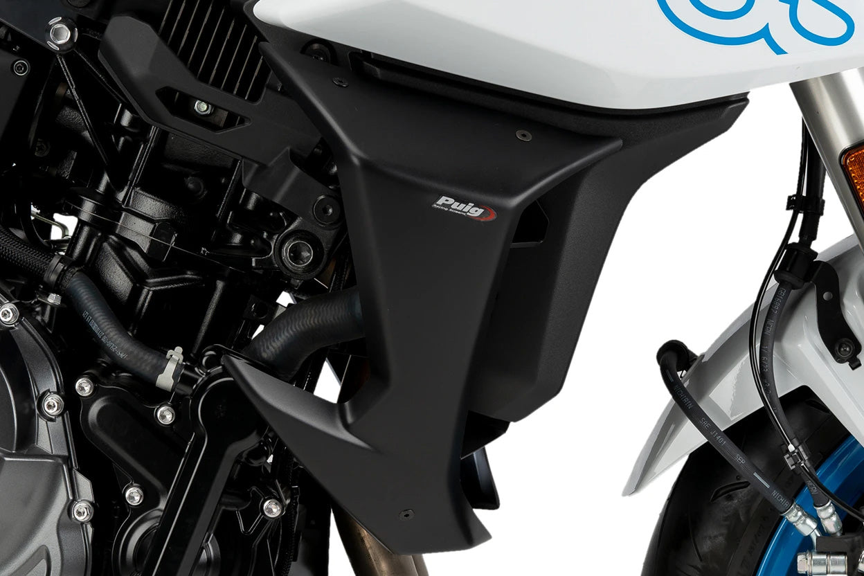PUIG Downforce Side Spoilers for Street Bikes - Matte Black Part 21783J