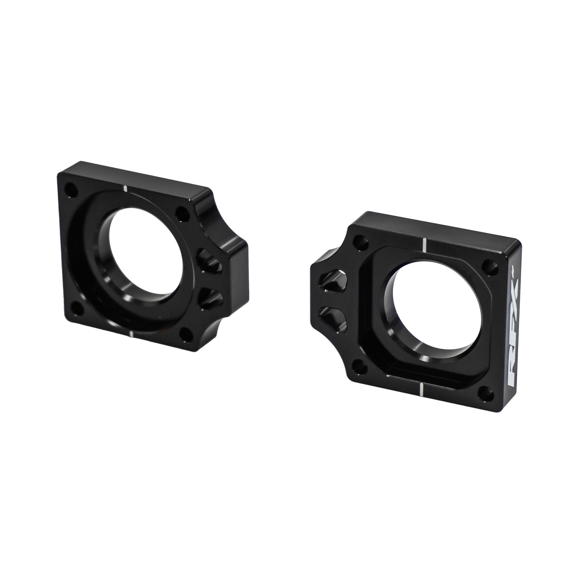 RFX Pro Series Rear Axle Blocks for Triumph - Black, Part FXAB 60200 99BK