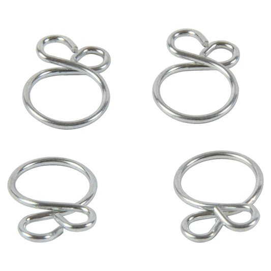 ALL BALLS Hose Clamps Refill Kit — 4-Pack for Fuel and Intake Systems