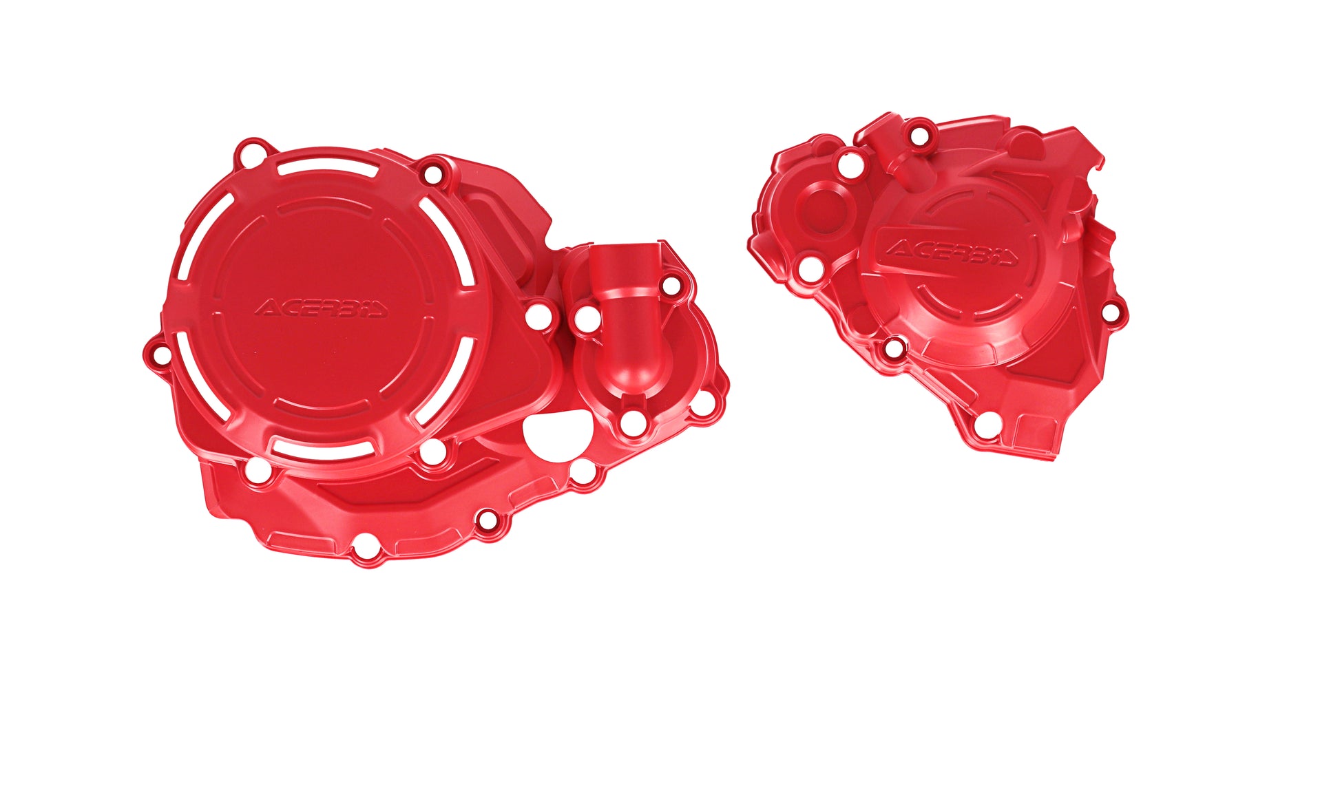 ACERBIS X Power Kit Hon Red Offroad Clutch and Ignition Cover Guards for Honda CRF450 Series