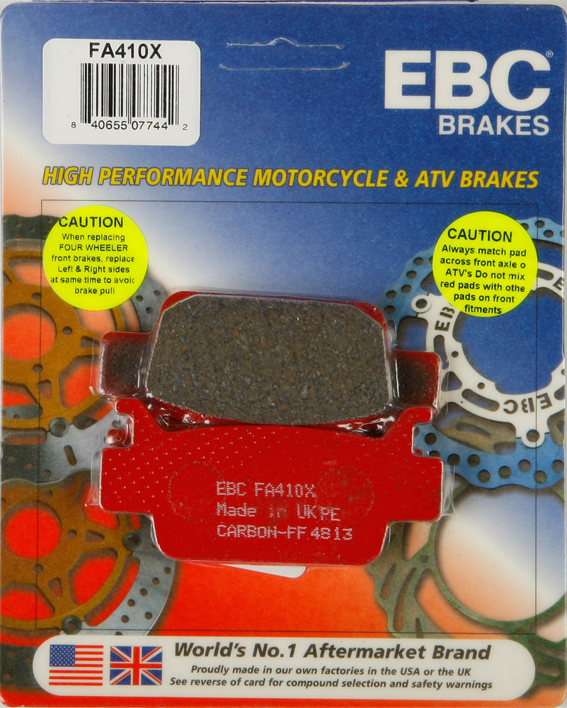 EBC FA410X Brake Pads for Honda TRX680FA Rincon IRS (2006-2015)