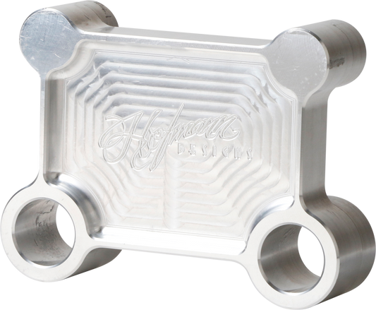 Hofmann Designs HDB-1017R Billet Pull Back Plate for Batwing Fairings - Raw Finish