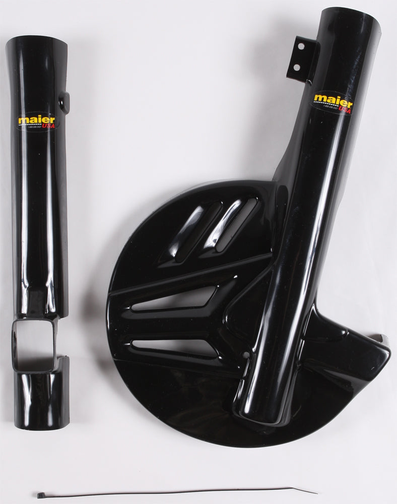 Maier Front Fork and Disc Guard for Honda CRF230F - Black