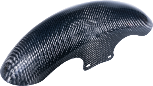 HOFMANN DESIGNS Carbon Fiber Short Fender for 21-Inch CVO V-Twin Motorcycles - Lightweight and Custom Fit