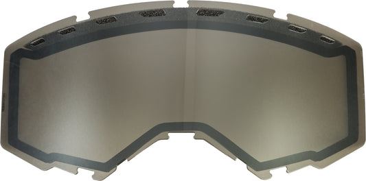Fly Racing Youth Dual Lens with Vents - Silver Mirror/Smoke for Offroad Eyewear