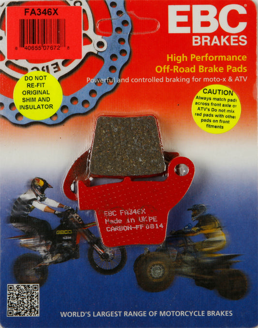 EBC FA346X Offroad Brake Pads for Honda CRF450 Series