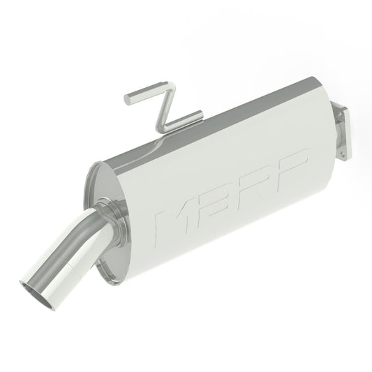 MBRP Part AT-9301SP Single Slip-On System with Oval Sport Muffler for Kawasaki KRX 1000 Teryx