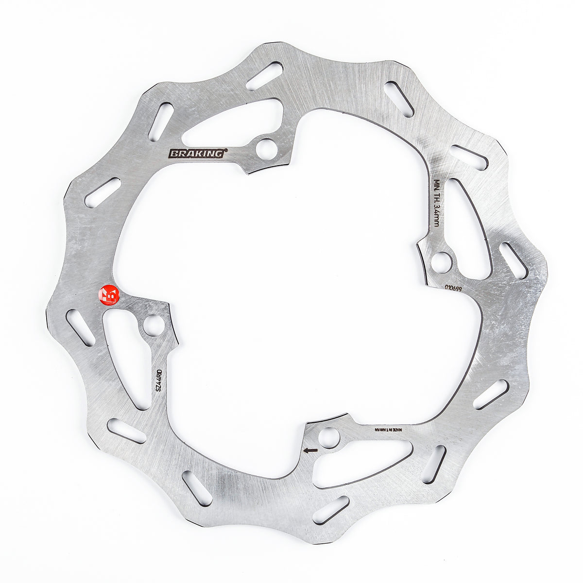 BRAKING Wave/Contour Rear Brake Rotor for Offroad Suzuki RMZ and RMX Models