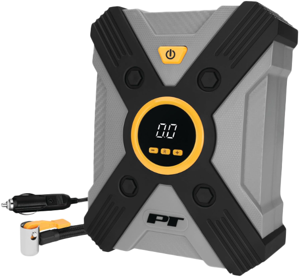 Performance Tool W7902 12V Digital Tire Inflator with Auto Shut-Off and LED Light