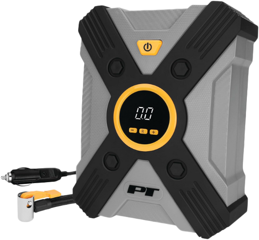 Performance Tool W7902 12V Digital Tire Inflator with Auto Shut-Off and LED Light