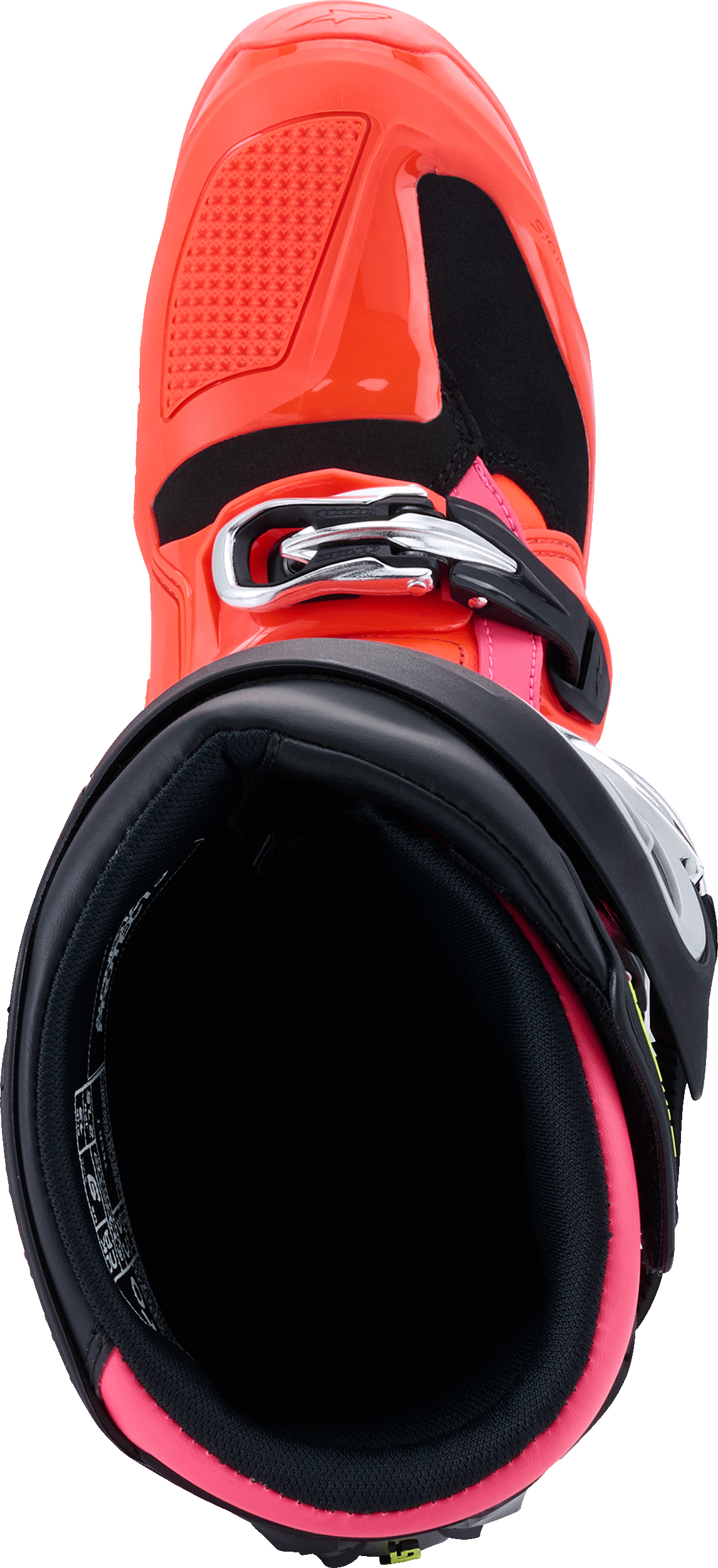 Alpinestars Tech 7 Offroad Boots in Black/Red Fluo/Pink Fluo - US Size 10