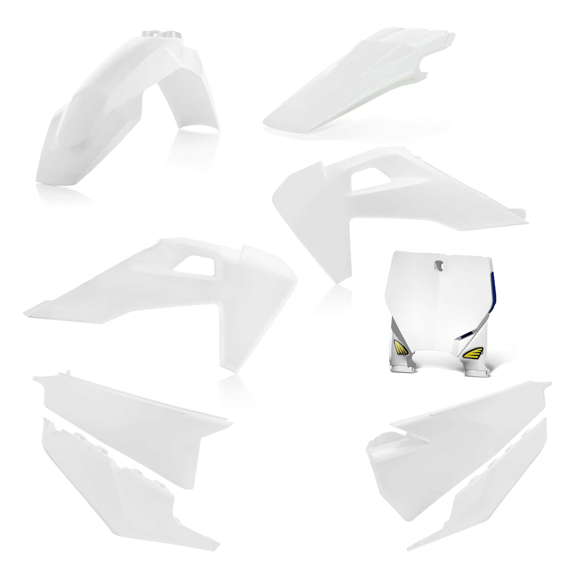CYCRA 5 Piece Offroad Body Kit in White - Replacement Plastic Components for ATV and Dirt Bike