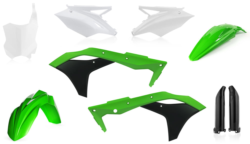 ACERBIS 26306-35569 Full Plastic Kit for 2017 Kawasaki KX250F – Original Factory Style Offroad Body Parts