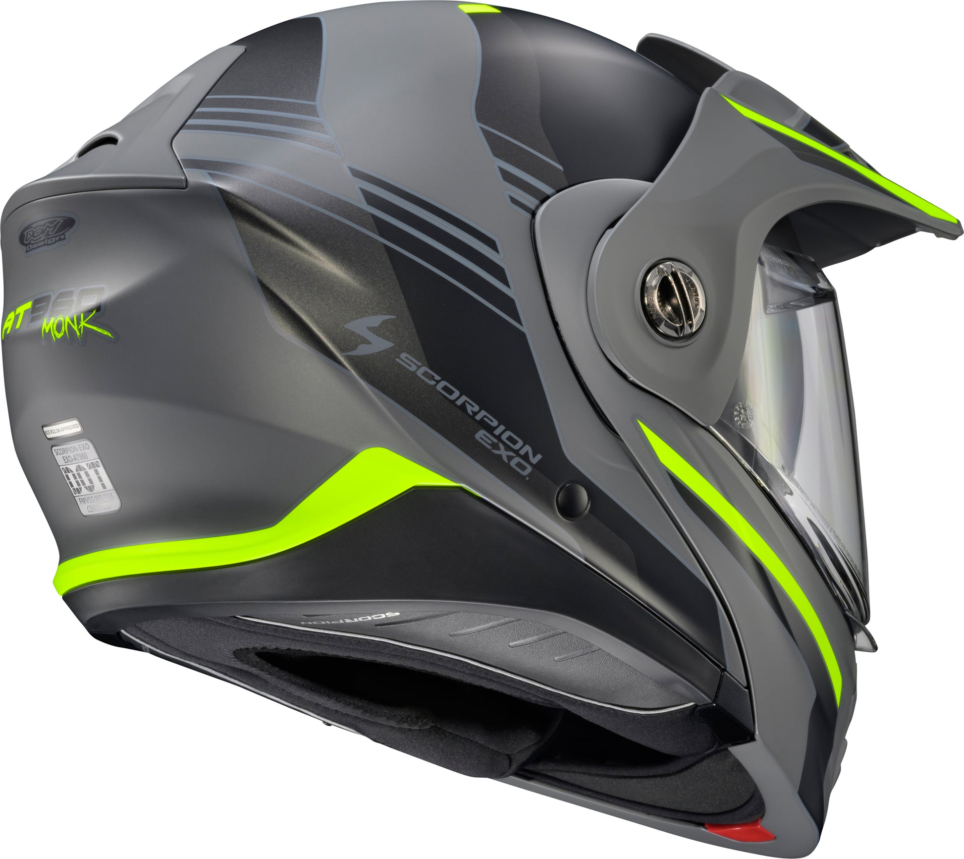 ScorpionEXO Exo-AT960 Modular Helmet Grey/Hi-Vis X-Large