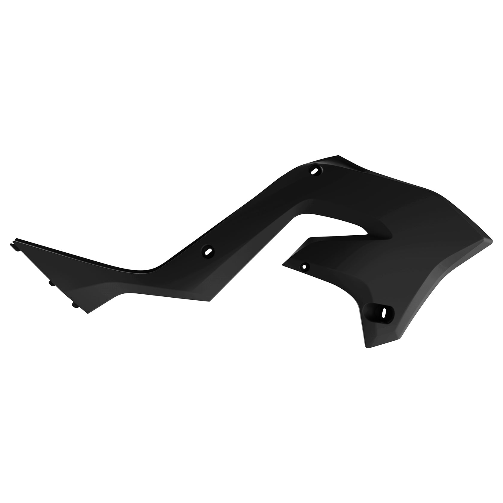 POLISPORT Radiator Scoops Restyling Black for Kawasaki KX250 and KX125