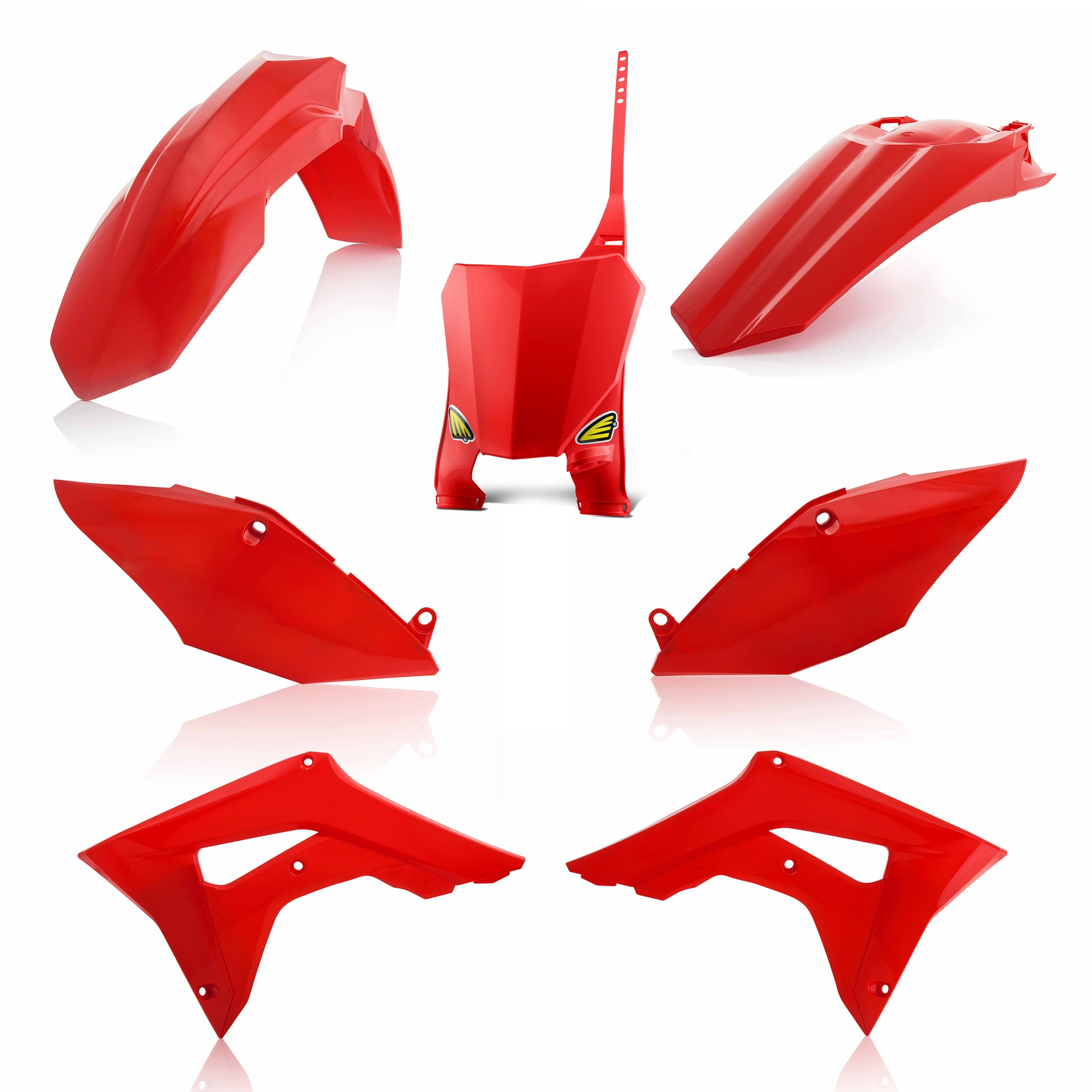 Cycra 714-1711 5-Piece Red Offroad Body Kit for ATV and Dirt Bikes