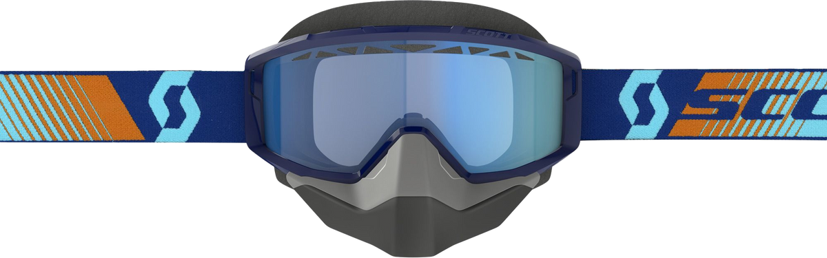 SCOTT Primal Snow Cross Goggle - Royal Blue/Orange with Blue Tint