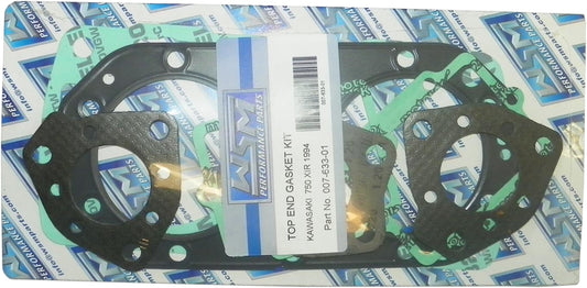 WSM Top End Gasket Kit for Kawasaki Watercraft Models - Part 007-633-01