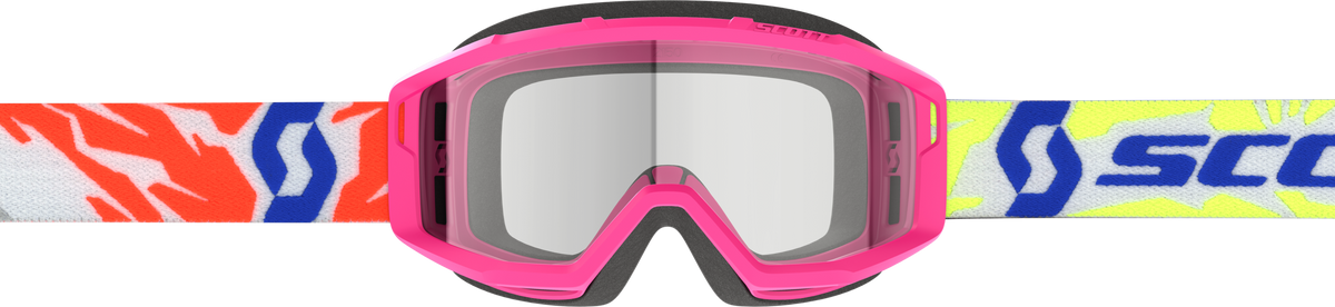 Scott Primal Youth Goggle Pink with Clear Lens for Offroad Off-Road Eyewear