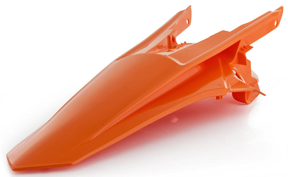 Acerbis Rear Fender for KTM 350 & 500 EXC-F Models - Orange Plastic Offroad Body Part