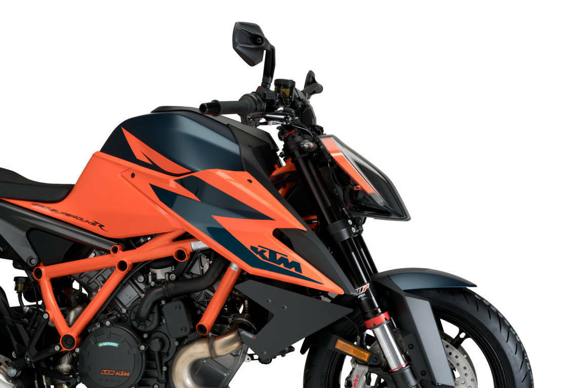 PUIG Downforce Side Spoilers for KTM 1290 Super Duke R - Black
