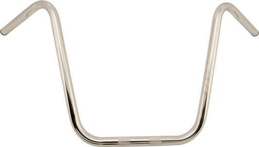 HardDrive 1-inch Chrome Ape Hanger Handlebars with 16-inch Rise for Harley-Davidson