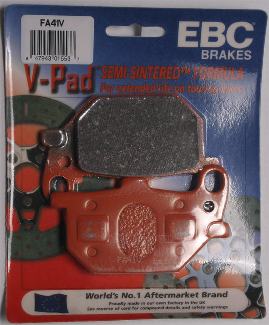 EBC Brakes FA41V V Series Brake Pads for Cruiser and Big Twin Motorcycles