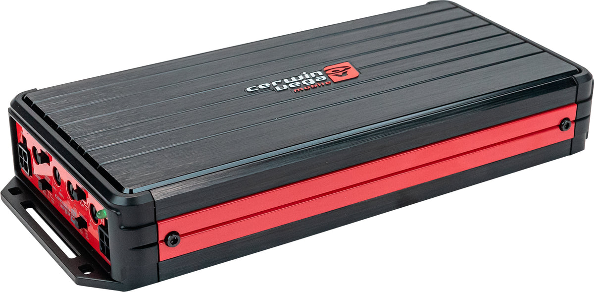 Cerwin Vega VCU84 4-Channel Car Amplifier - 165W RMS at 2 Ohms, 90W at 4 Ohms