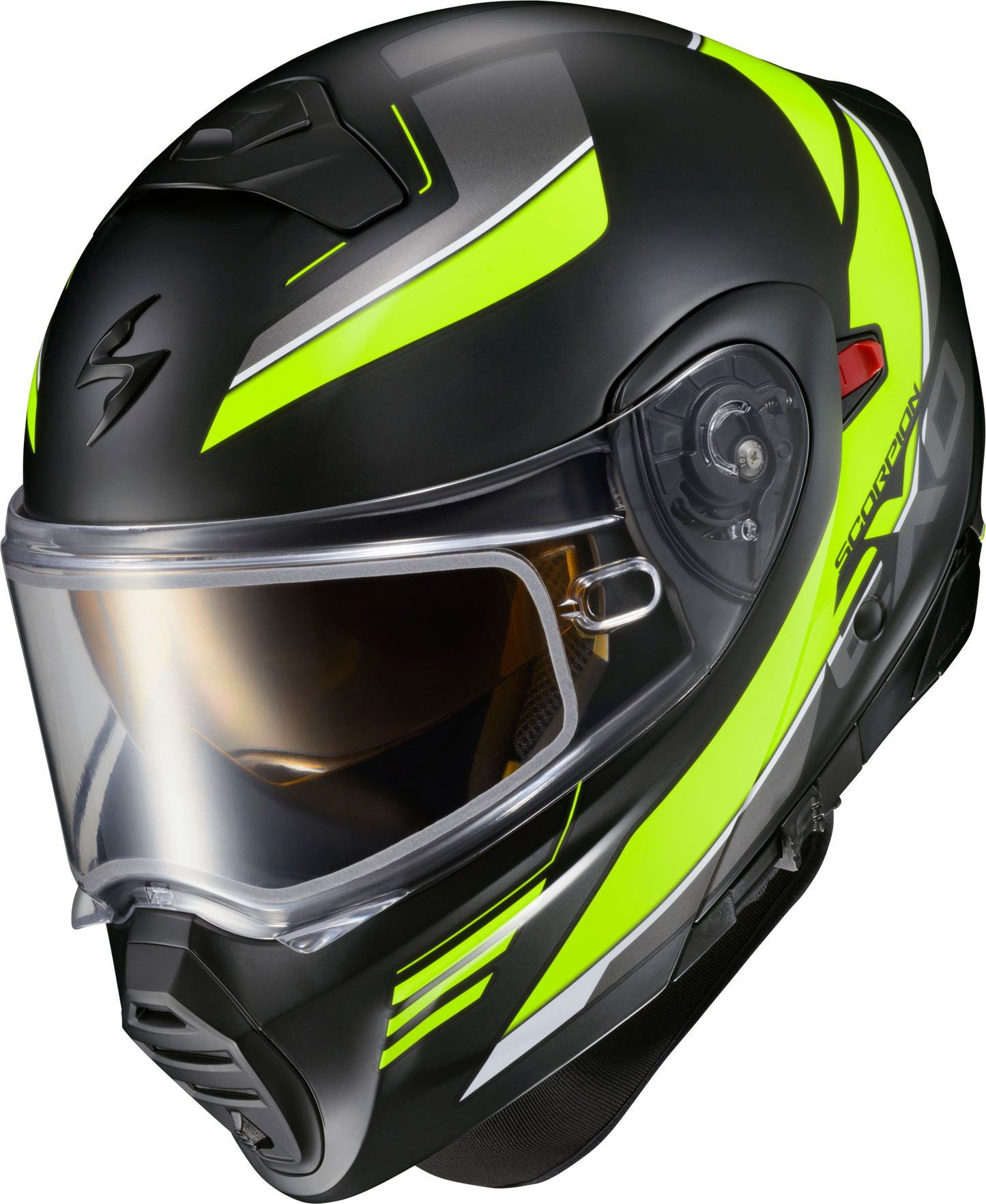 Scorpion EXO Exo GT930 Cold Weather Modular Helmet - Hi-Vis Yellow, Large