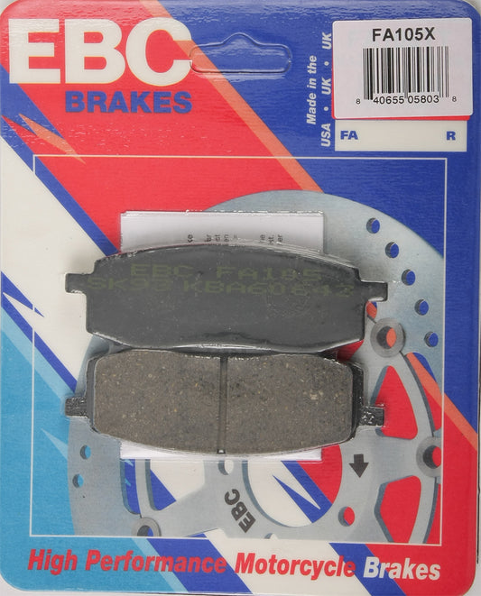 EBC Fa105X Carbon X Series Brake Pads for Yamaha Offroad Motorcycles
