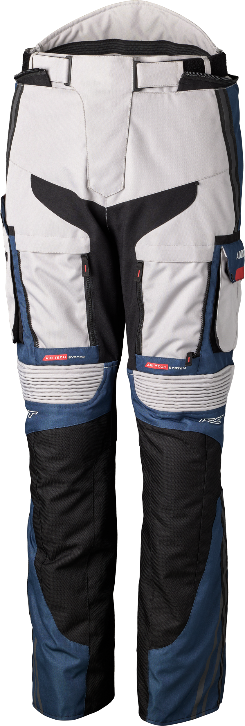 RST Pro Series Adventure-X Textile Riding Pants US 30 Silver/Blue/Red