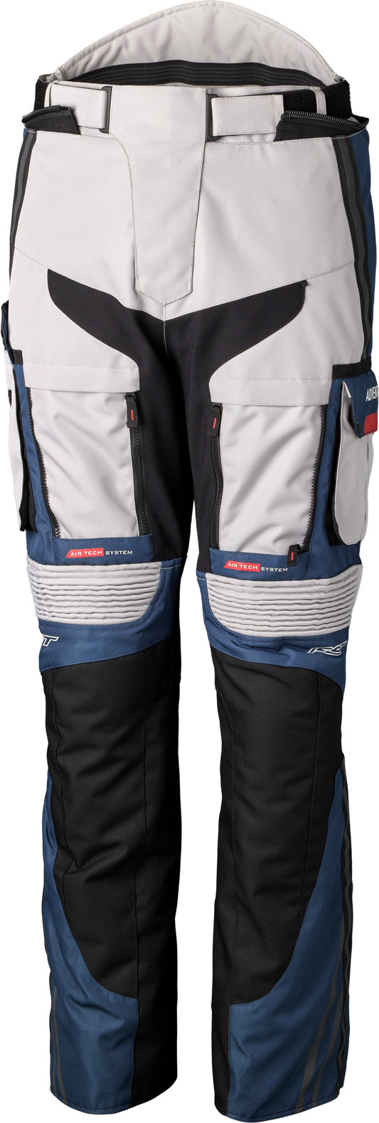 RST Pro Series Adventure-X Textile Motorcycle Pants US 36 in Silver/Blue/Red