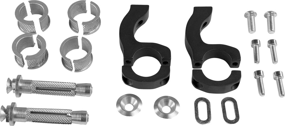 Acerbis X Strong Mounting Kit Black for Offroad Handguards and Controls