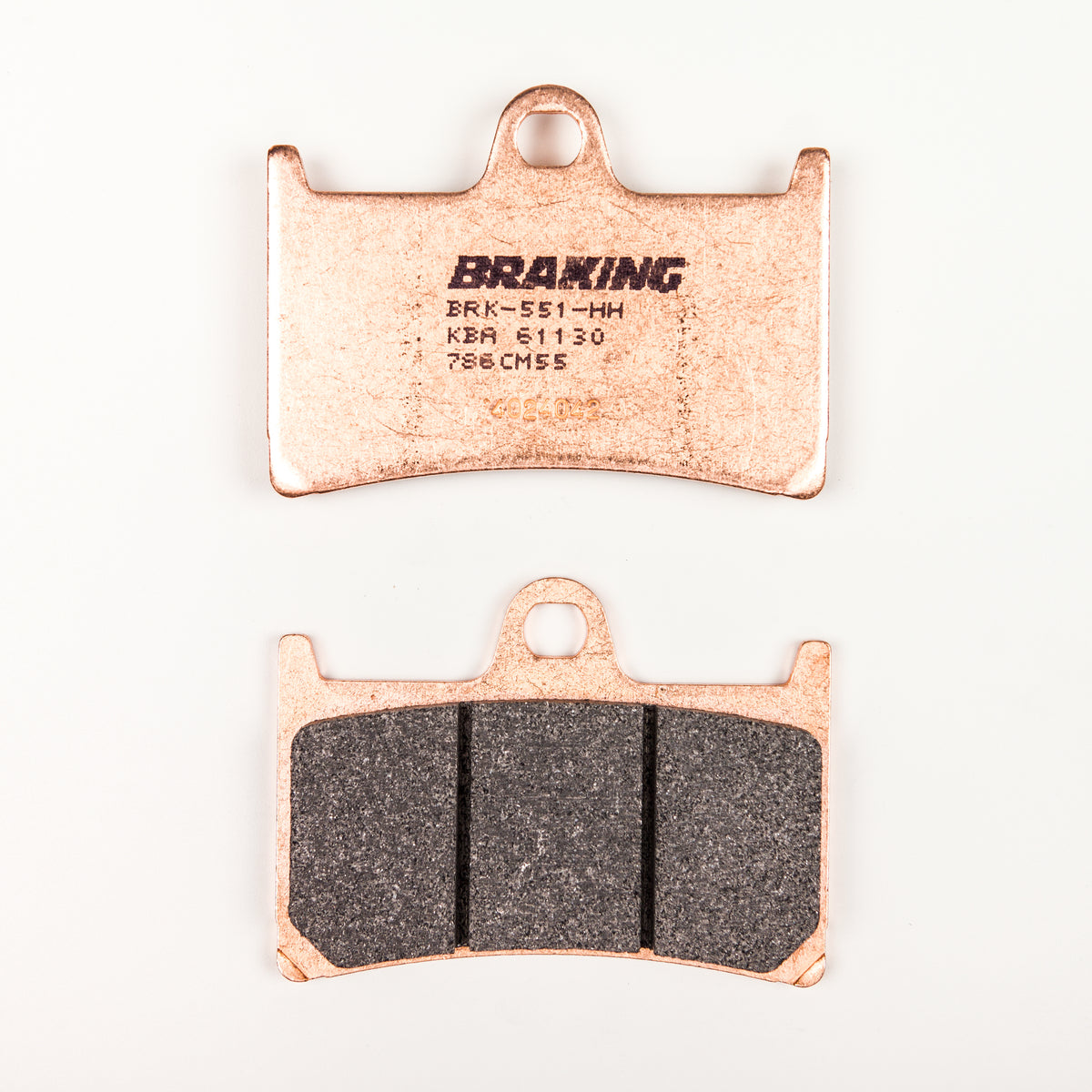 BRAKING Front Sintered Metal Brake Pad Set for Yamaha Motorcycles - Model 786CM55
