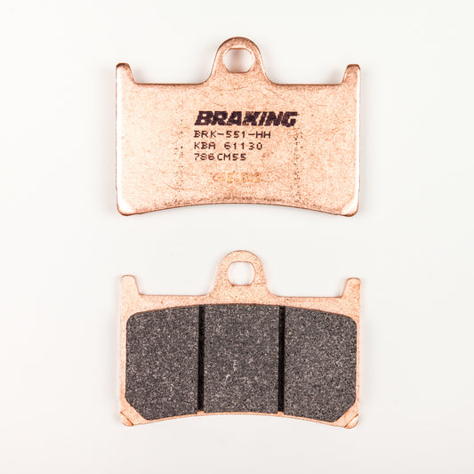 BRAKING Front Sintered Metal Brake Pad Set for Yamaha Motorcycles - Model 786CM55