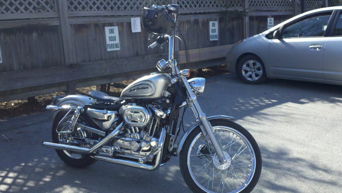 Burly Brand Narrow 14-Inch Chrome Apehangers for Harley Davidson