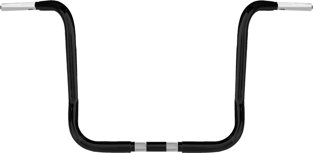 WILD 1 Chubby 14-Inch Bagger Ape Satin Black Handlebars - Part Number WO576B
