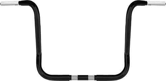 WILD 1 Chubby 14-Inch Bagger Ape Satin Black Handlebars - Part Number WO576B