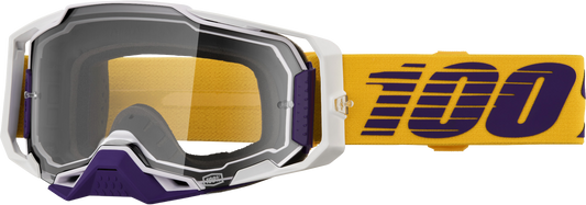 100 Percent Armega Goggle with Clear Lens – Offroad Impact-Resistant Eyewear