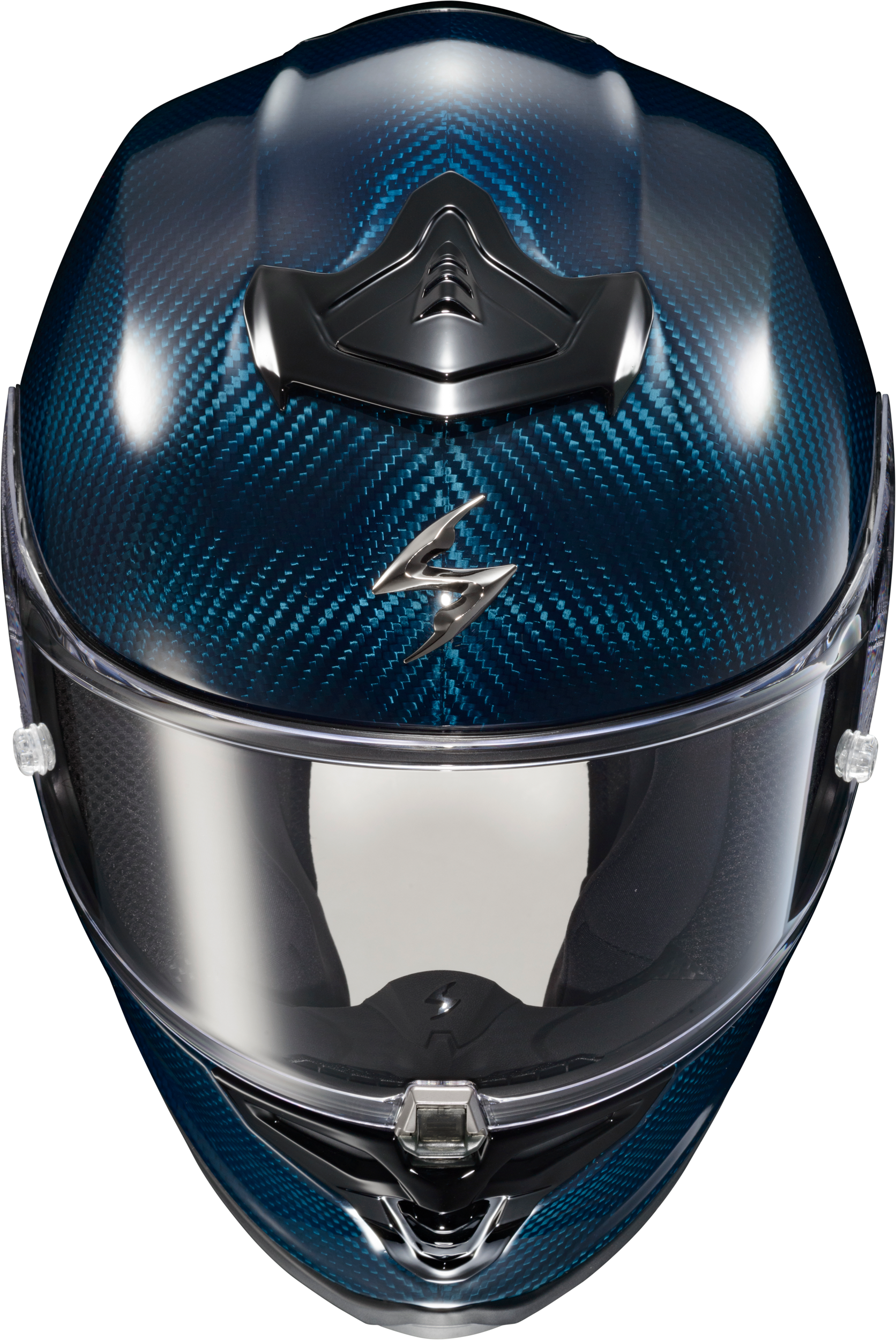 Scorpion EXO R1 Air Full Face Helmet Carbon Blue - Medium
